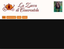 Tablet Screenshot of lazuccadicenerentola.it